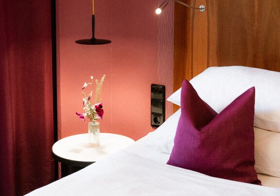 Detail in the room at Hotel Capricorno Vienna