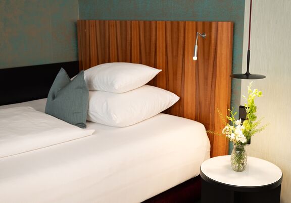Einzelzimmer im Hotel Capricorno Wien