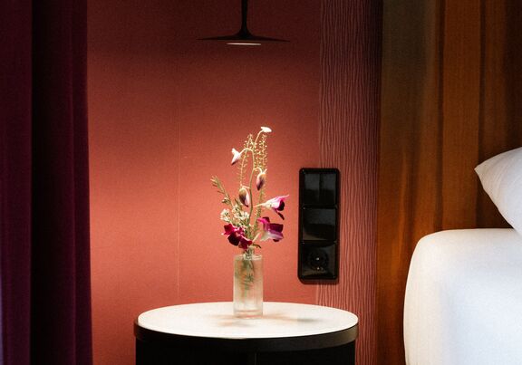 Zimmerdetail im Hotel Capricorno Wien