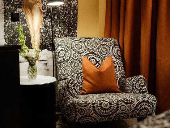 Detail in the room at Hotel Capricorno Vienna