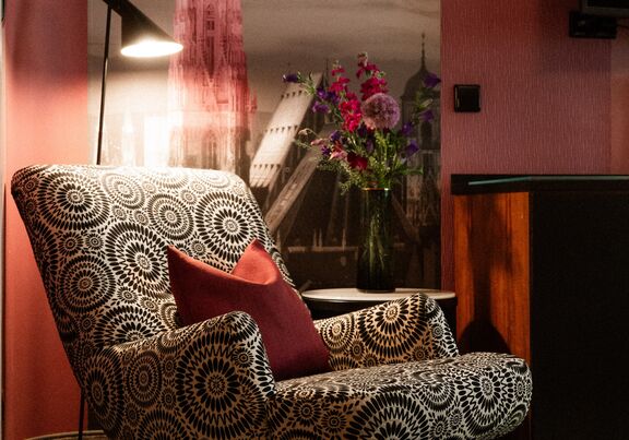 Detail in the room at Hotel Capricorno Vienna