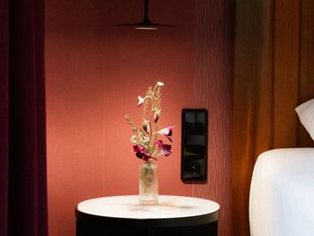 Zimmerdetail im Hotel Capricorno Wien