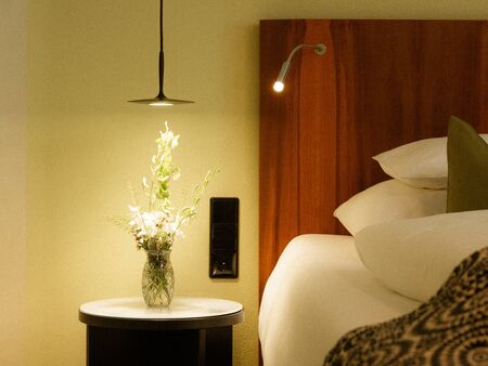 Zimmerdetail im Hotel Capricorno Wien