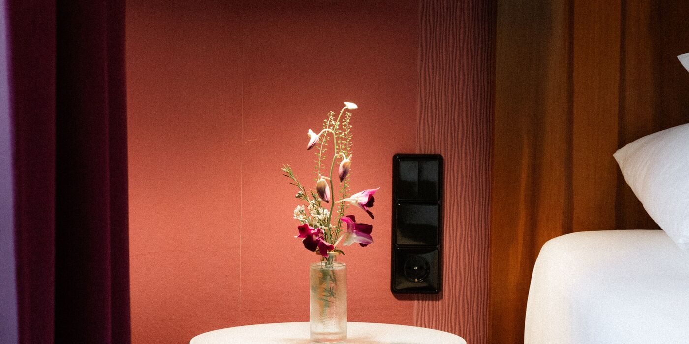 Zimmerdetail im Hotel Capricorno Wien