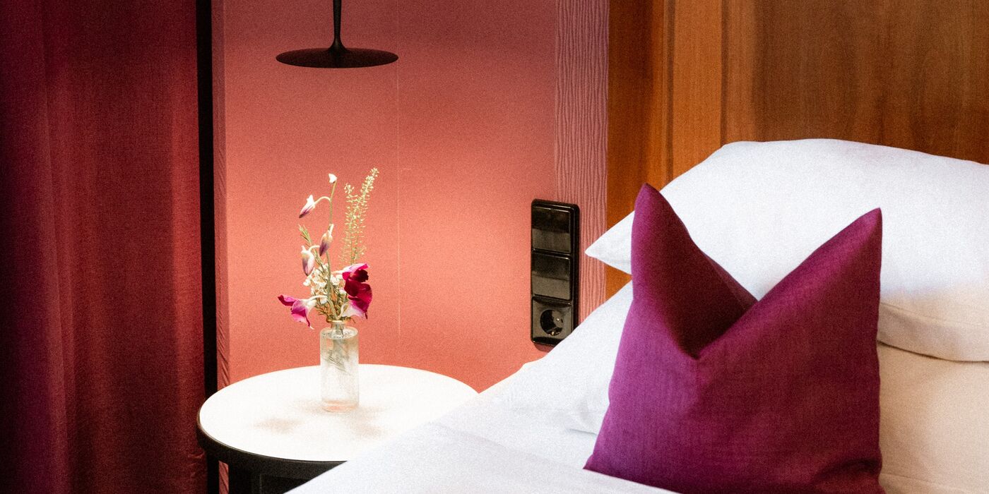 Detail in the room at Hotel Capricorno Vienna