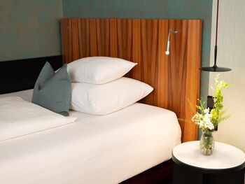 Einzelzimmer im Hotel Capricorno Wien