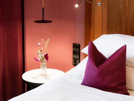 Detail in the room at Hotel Capricorno Vienna