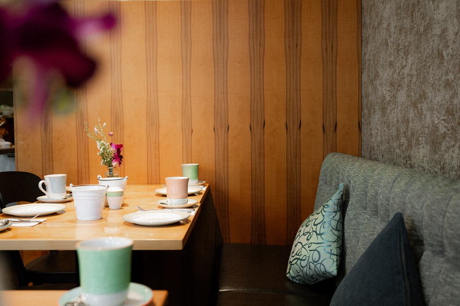Frühstücksraum im Hotel Capricorno Wien