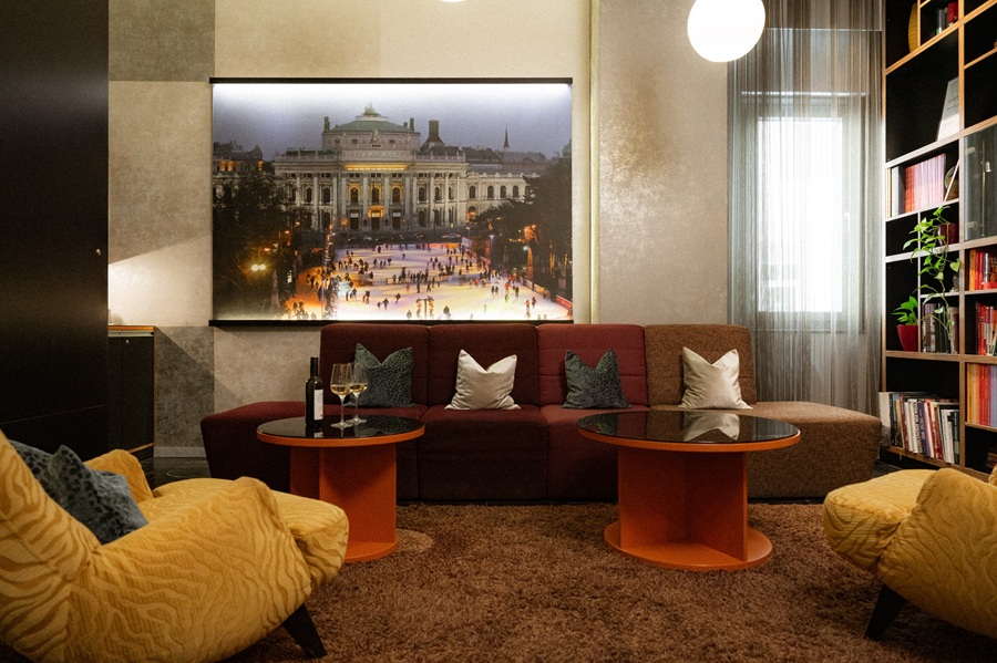 Lobby im Hotel Capricorno Wien